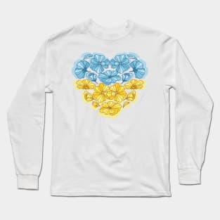 Floral heart Long Sleeve T-Shirt